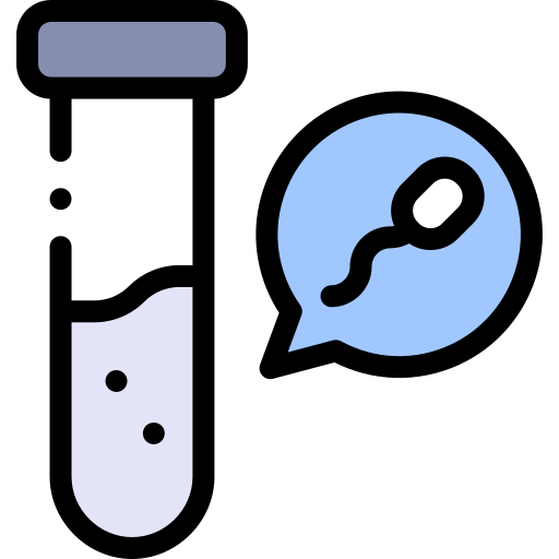 Sperm Detailed Rounded Lineal color icon