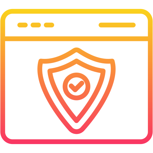 seguridad web Generic Gradient icono