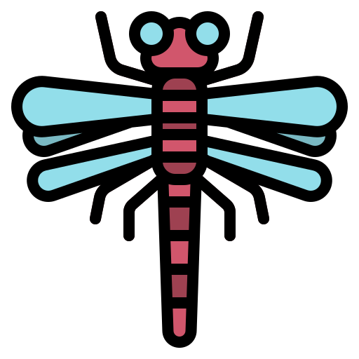 libélula Generic Outline Color Ícone