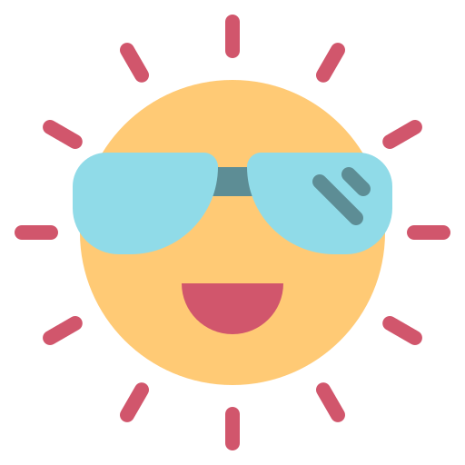 brillo solar Generic Flat icono