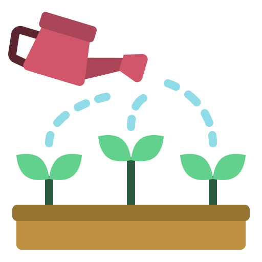 planten water geven Generic Flat icoon