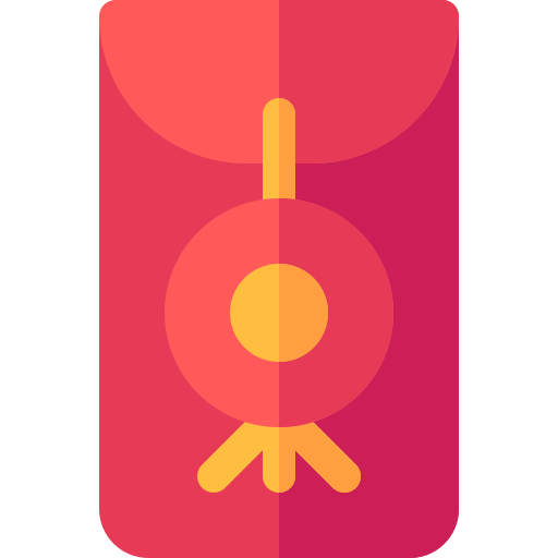 빨간 봉투 Basic Rounded Flat icon