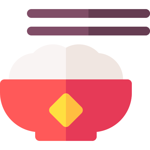 miska ryżu Basic Rounded Flat ikona