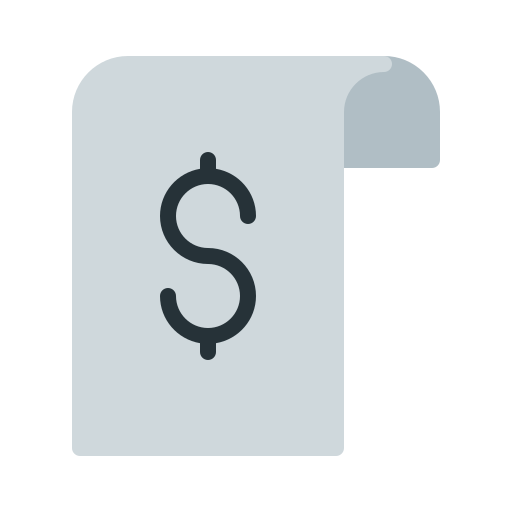 factura Generic Flat icono