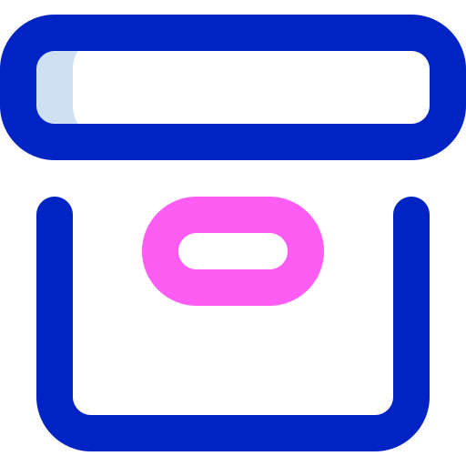 boîte de rangement Super Basic Orbit Color Icône