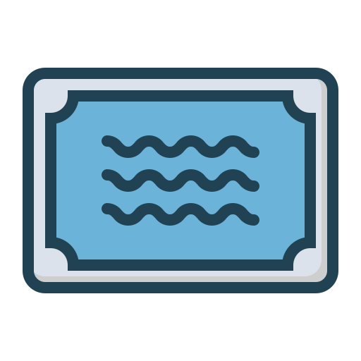 piscina caliente Generic Outline Color icono