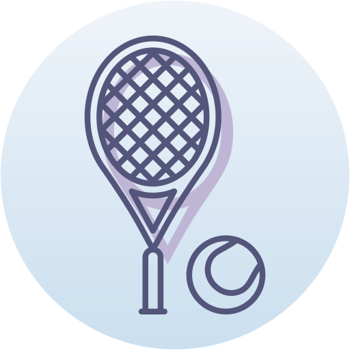 raquete de tênis Generic Circular Ícone