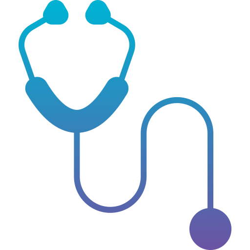 Stethoscope Generic Outline Gradient icon