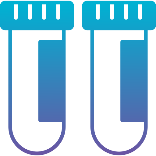 Test tubes Generic Outline Gradient icon