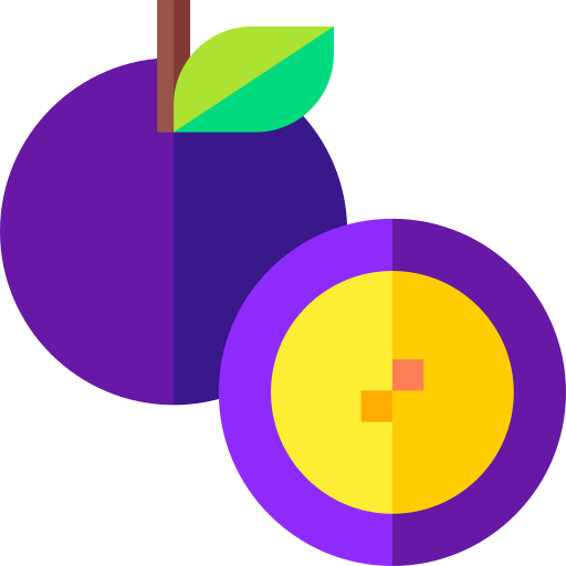 Passion fruit Basic Straight Flat icon