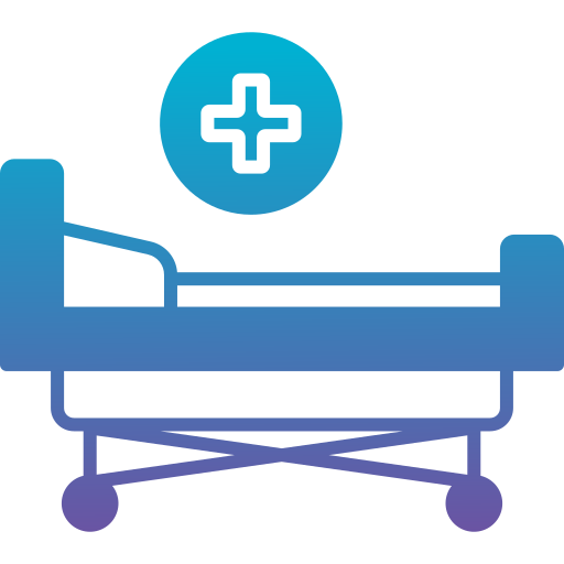 Hospital bed Generic Outline Gradient icon