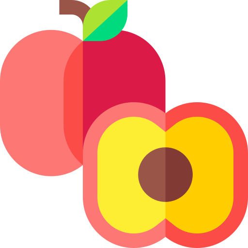 Peach Basic Straight Flat icon