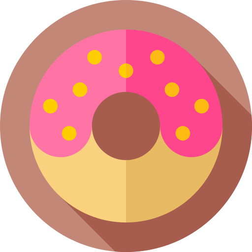 Donut Flat Circular Flat icon