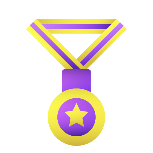 médaille Generic Flat Gradient Icône