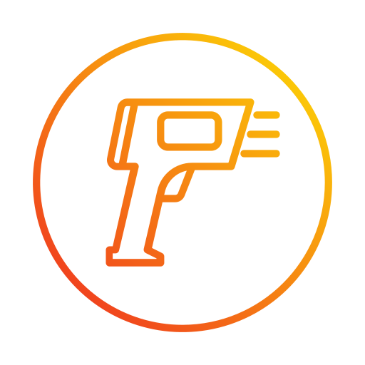 pistola termometro Generic Circular icona