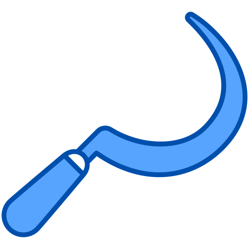 Sickle Generic Blue icon