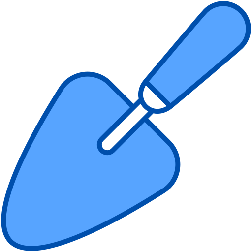 シャベル Generic Blue icon