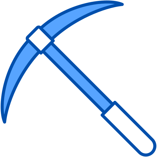 Pickaxe Generic Blue icon