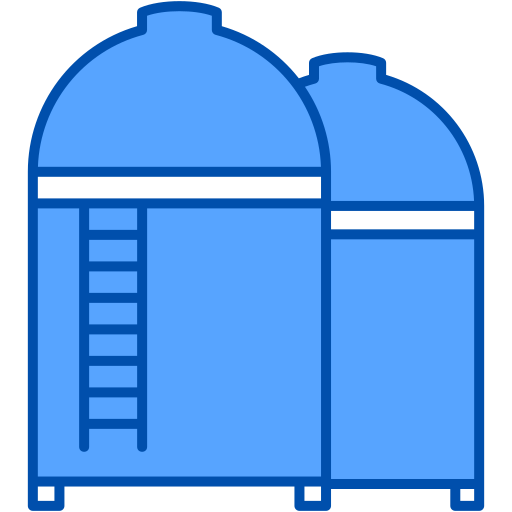 silo Generic Blue Ícone