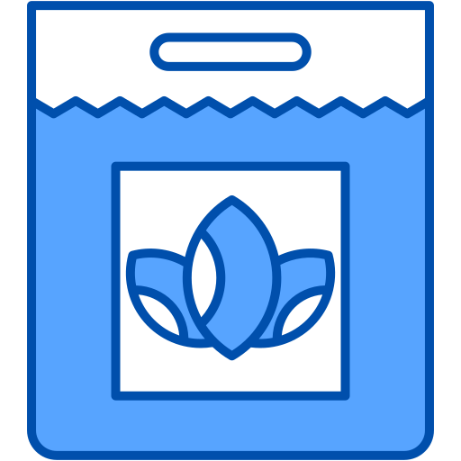 saco de sementes Generic Blue Ícone