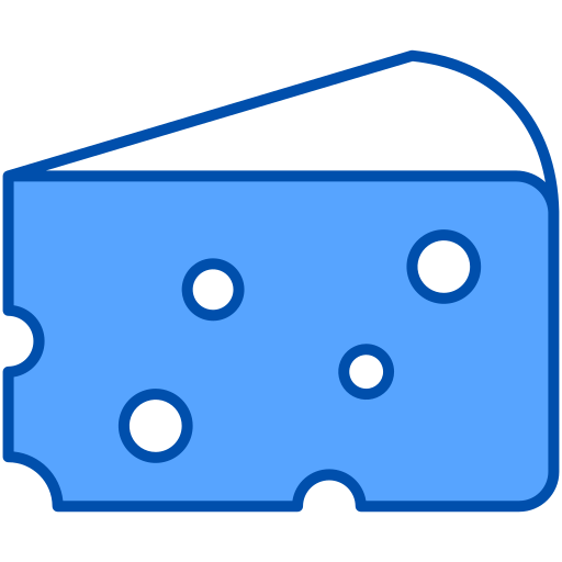 チーズ Generic Blue icon