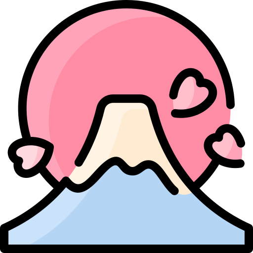 富士山 Vitaliy Gorbachev Lineal Color icon