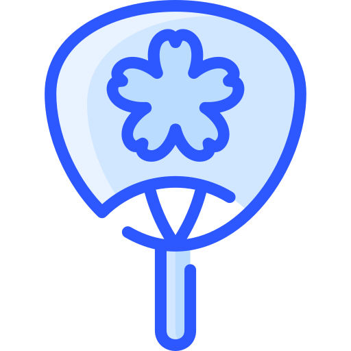 Uchiwa Vitaliy Gorbachev Blue icon