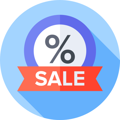 Sales Flat Circular Flat icon
