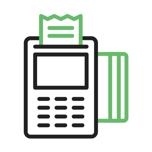 Card machine Generic Outline Color icon