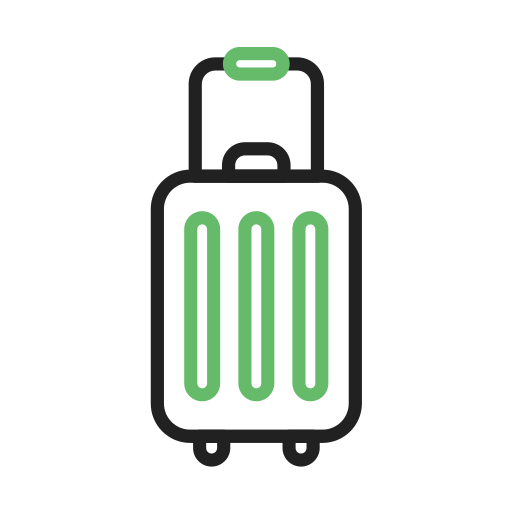 equipaje Generic Outline Color icono