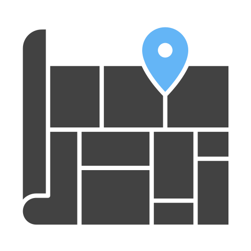 Местоположение карты Generic Blue иконка