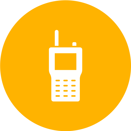 walkie-talkie Generic Circular icon