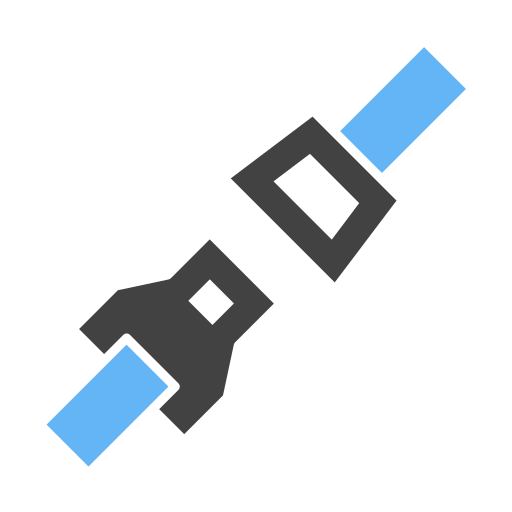 シートベルト Generic Blue icon