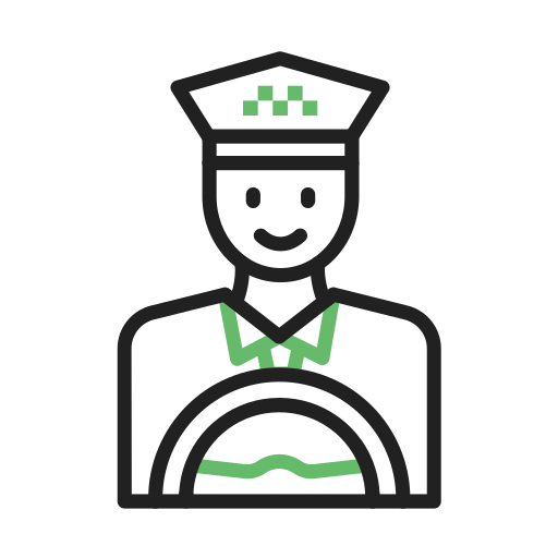Taxi driver Generic Outline Color icon