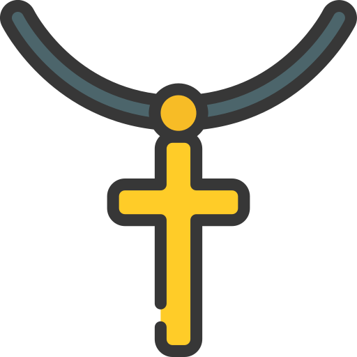 chrześcijański krzyż Juicy Fish Soft-fill ikona