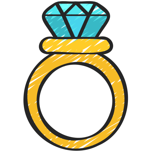 diamentowy pierścionek Juicy Fish Sketchy ikona