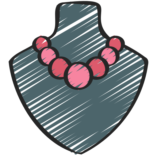 Pearl necklace Juicy Fish Sketchy icon