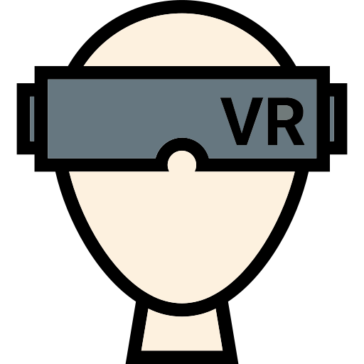 óculos de realidade virtual Generic Outline Color Ícone