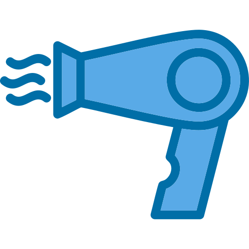 secador de cabello Generic Blue icono