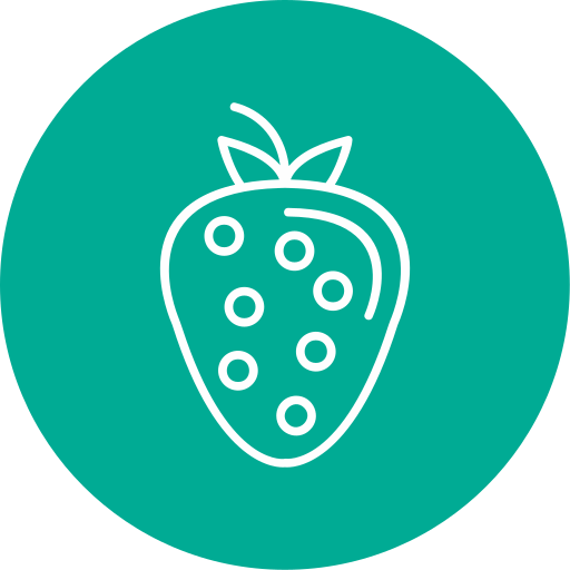 fraise Generic Circular Icône