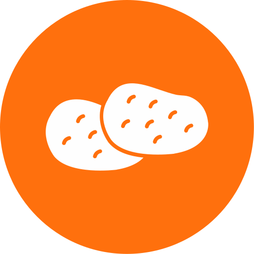 ポテト Generic Circular icon