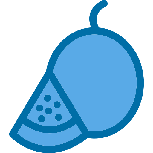watermeloen Generic Blue icoon