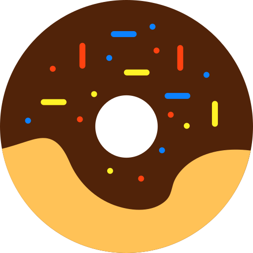 donut Generic Flat Icône