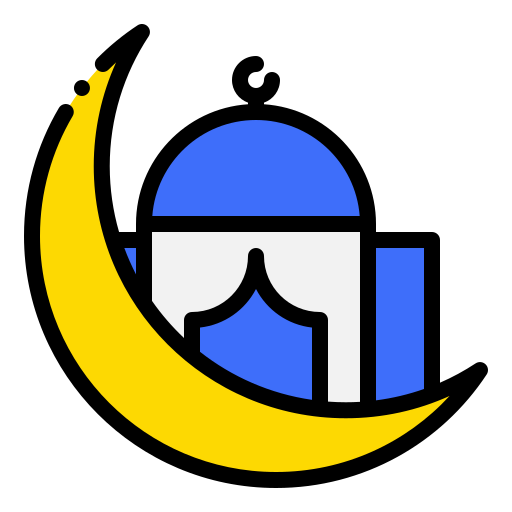 Moon Generic Outline Color icon