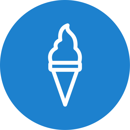 Ice cream cone Generic Circular icon