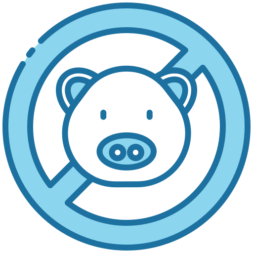 No pork Generic Blue icon