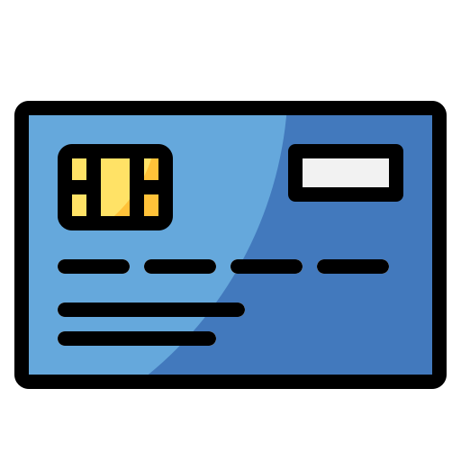kreditkarte Generic Outline Color icon
