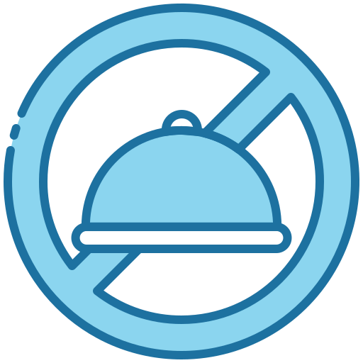 No food Generic Blue icon