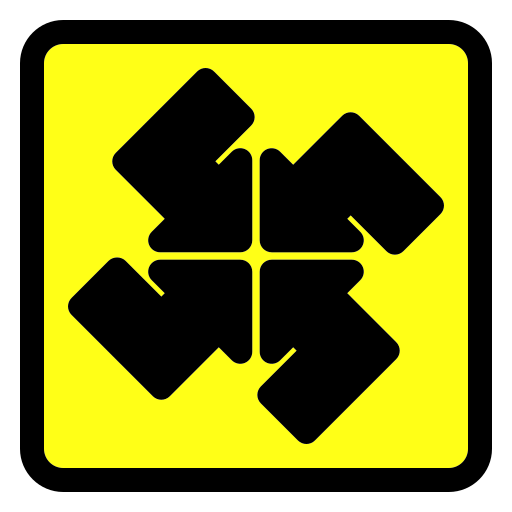 cuatro flechas Generic Outline Color icono