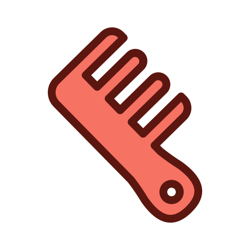 Comb Generic Outline Color icon